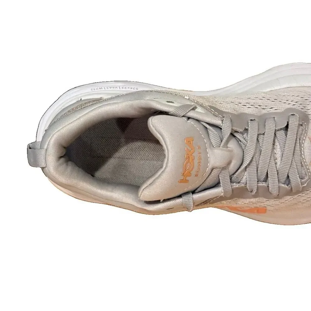 HOKA Bondi 8 Running Shoe Harbor Mist/Lunar Rock Women's Size 7.5B Style 1127952